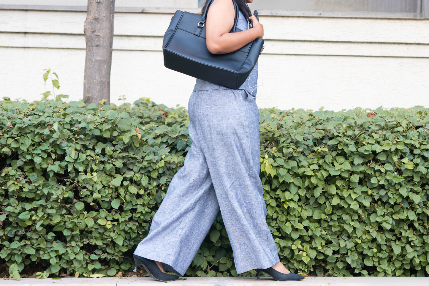 Grey Linen Coord Set